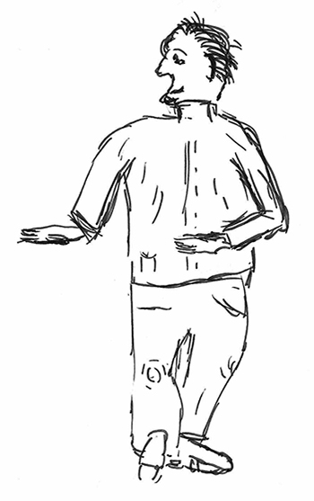 Heilkunde Braszus Baden-Baden - Skizze-Mann